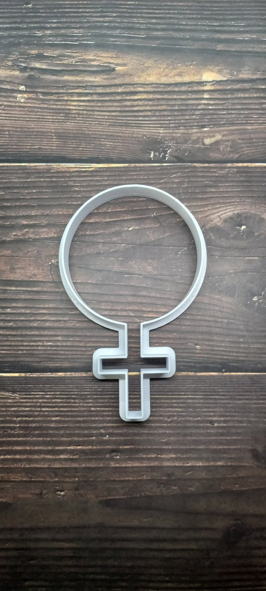 Female Gender Symbol Cookie Cutter