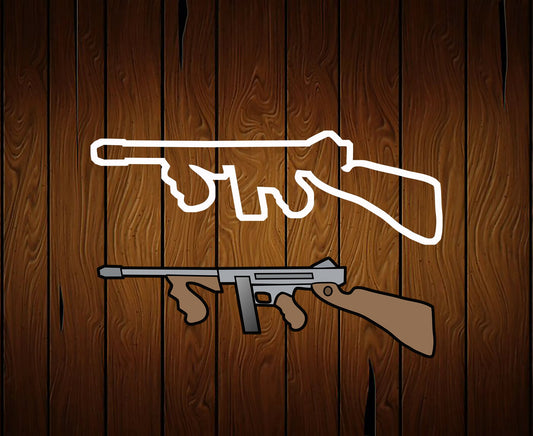Gun Submachine Gun Cookie Cutter