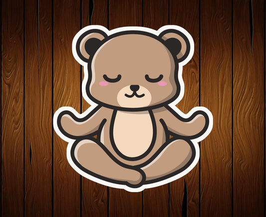 Bear Yoga Meditation Cookie Cutter