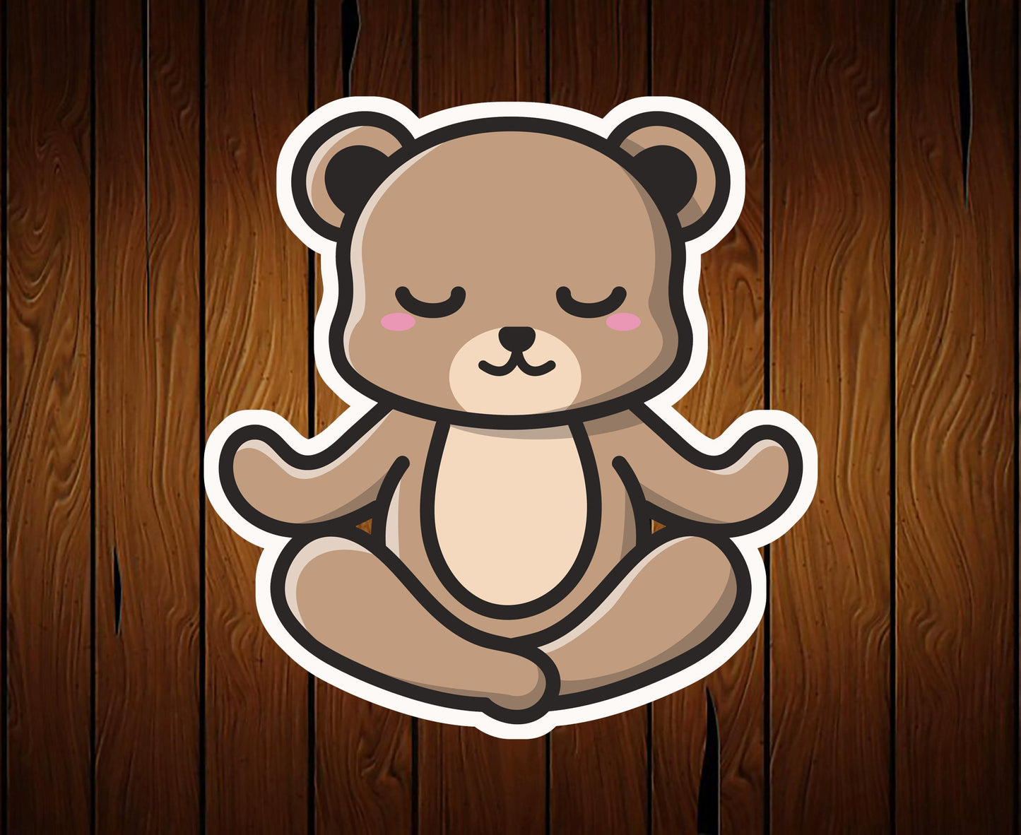 Bear Yoga Meditation Cookie Cutter