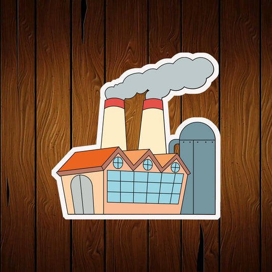 Factory Smokestack Cookie Cutter