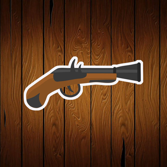 Gun Flintlock Pistol Cookie Cutter