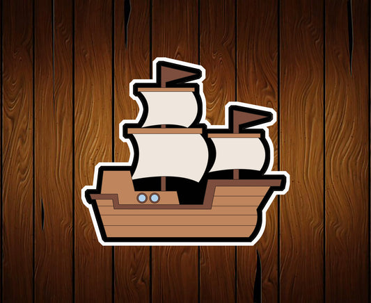 Pirate or Pilgrim Ship Cookie Cutter