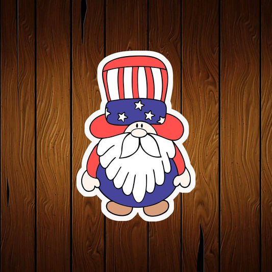 4th of July Garden Gnome Cookie Cutter