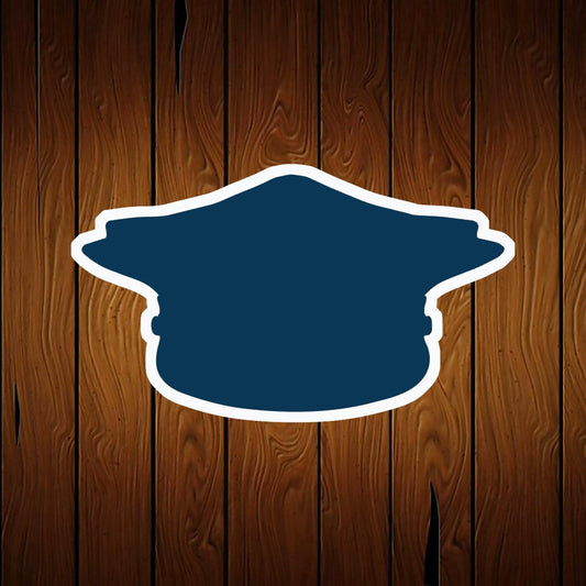 Police Policeman Cap Hat Cookie Cutter