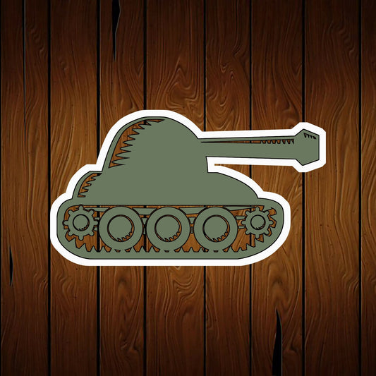 Military Army Tank Cookie Cutter