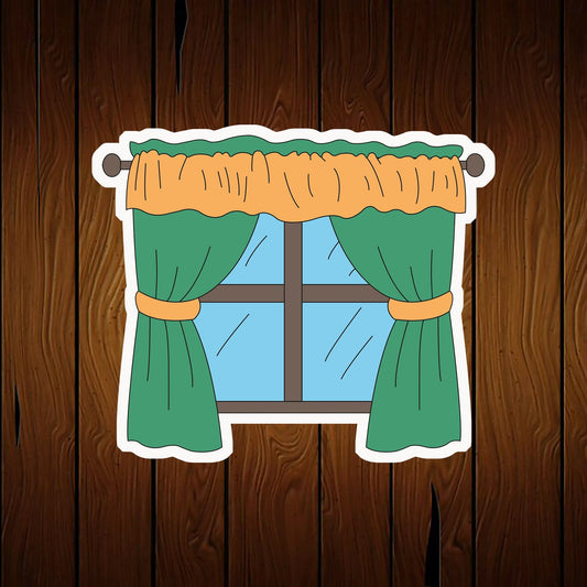 Window Curtains Cookie Cutter