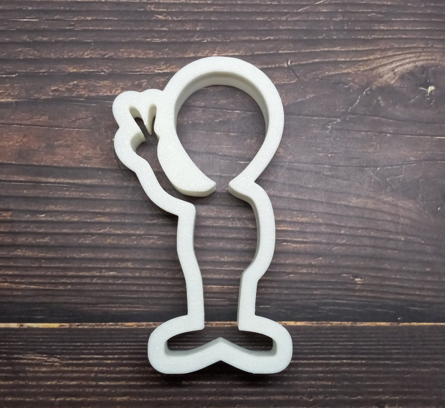 Alien Peace Cookie Cutter 1