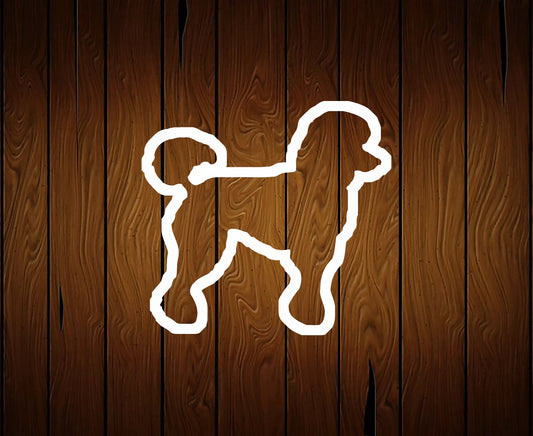 Poodle Dog Cookie Cutter