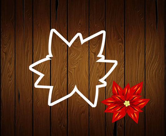 Poinsettia Flower Cookie Cutter