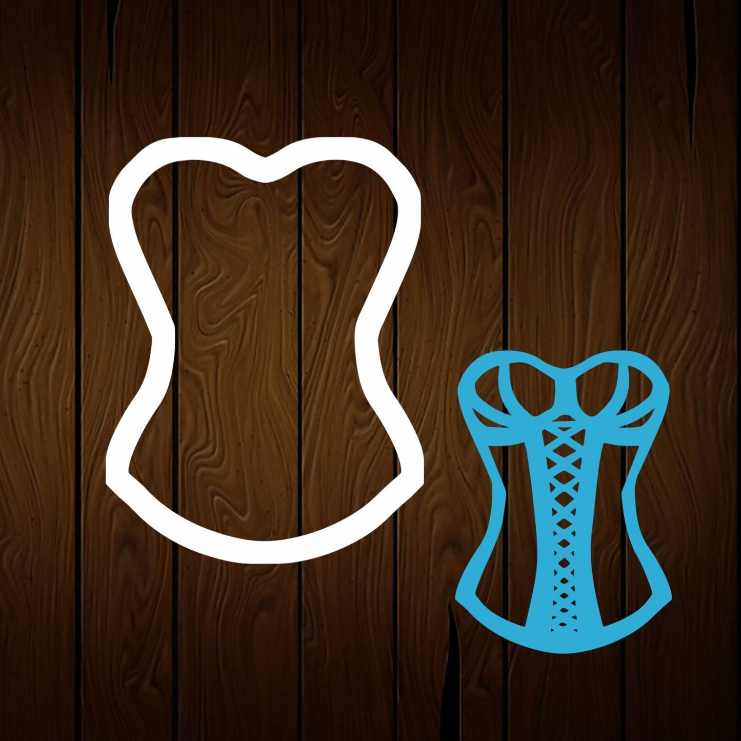 Corset Shape Cookie Cutter