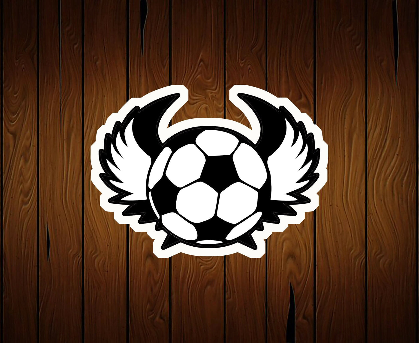 Soccer Ball Wings Cookie Cutter