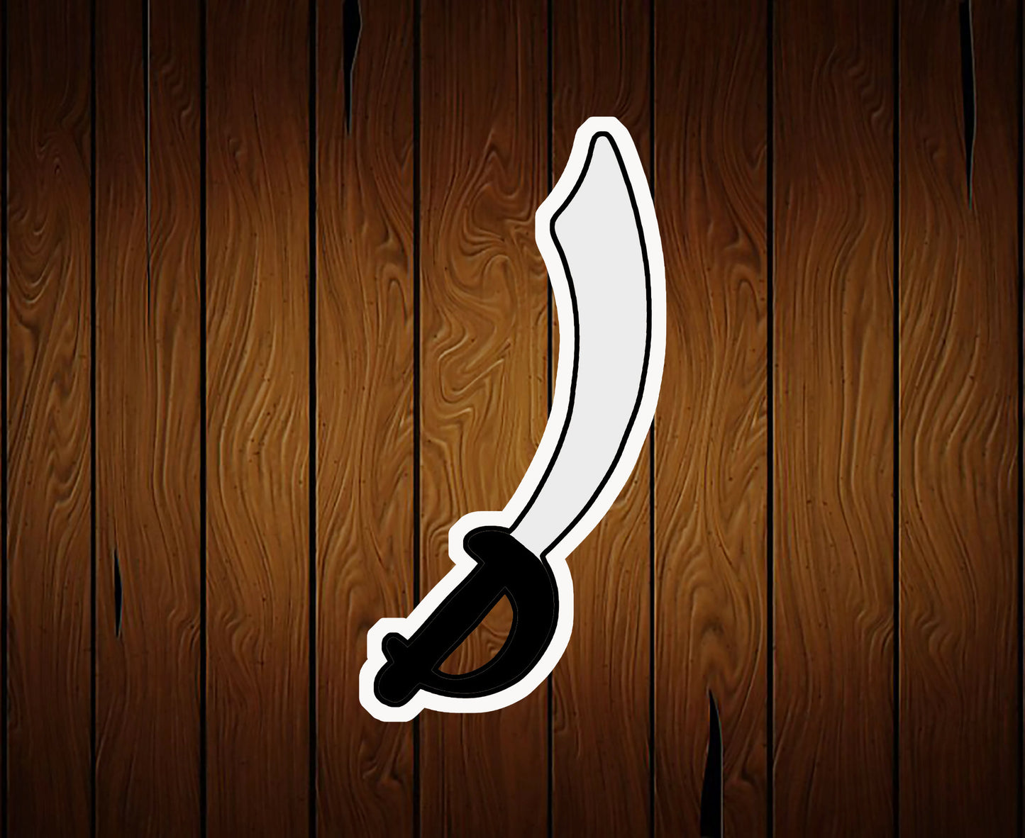 Sword Cutlass Cookie Cutter 4