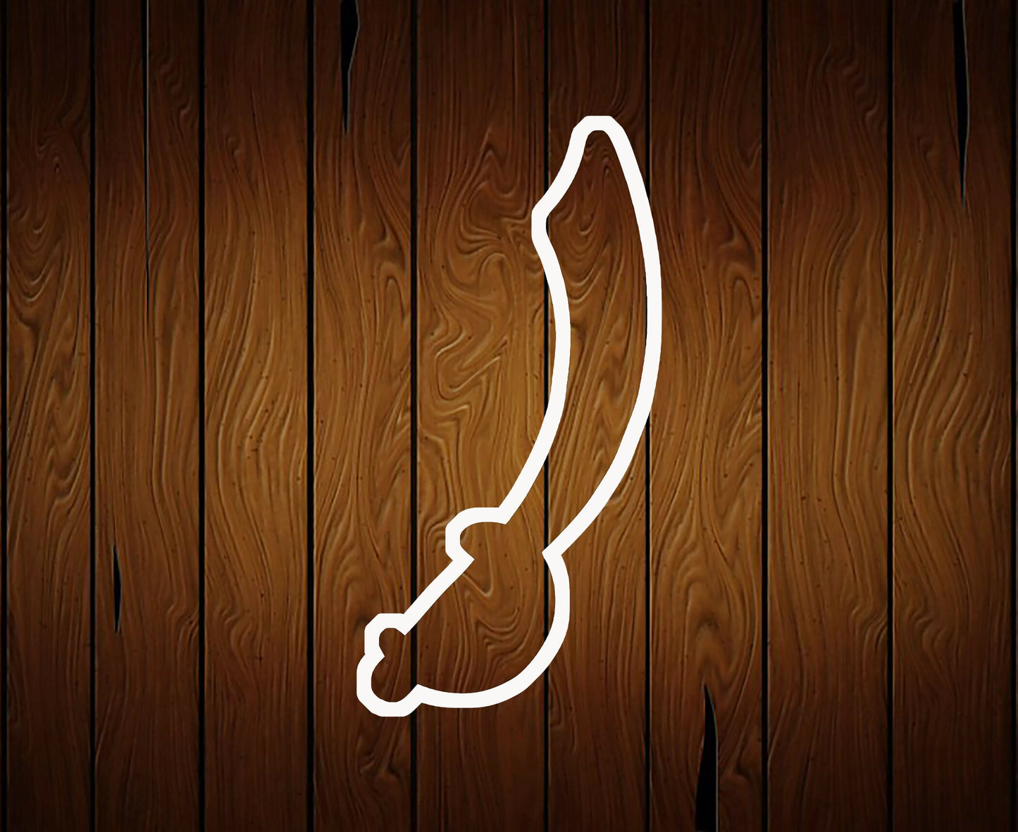 Sword Cutlass Cookie Cutter 4