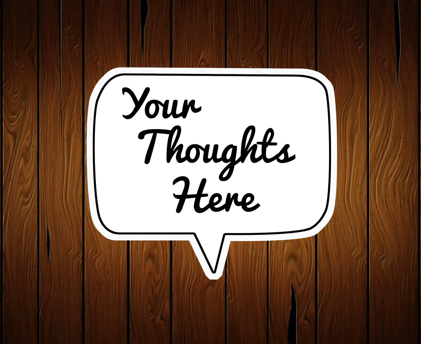 Thought Quote Speech Bubble Cookie Cutter 1