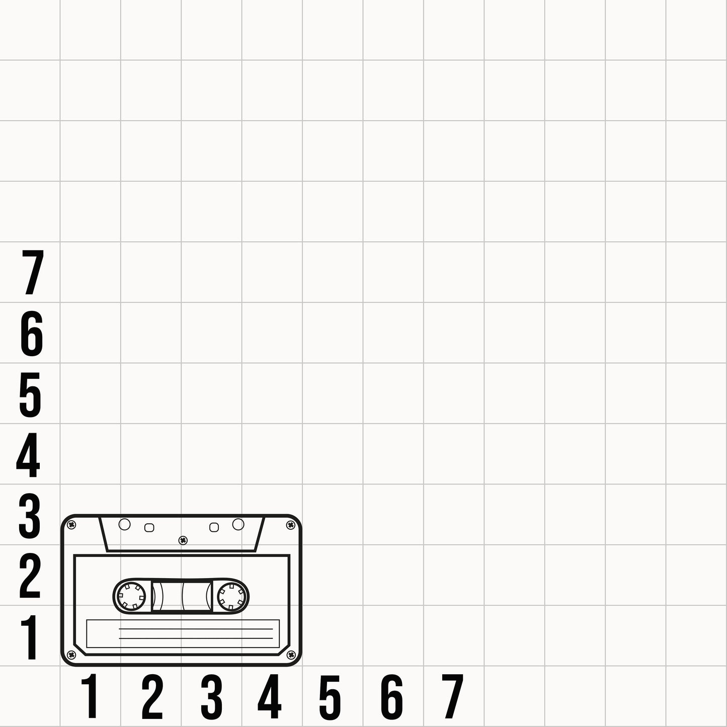 Cassette Tape Cookie Cutter