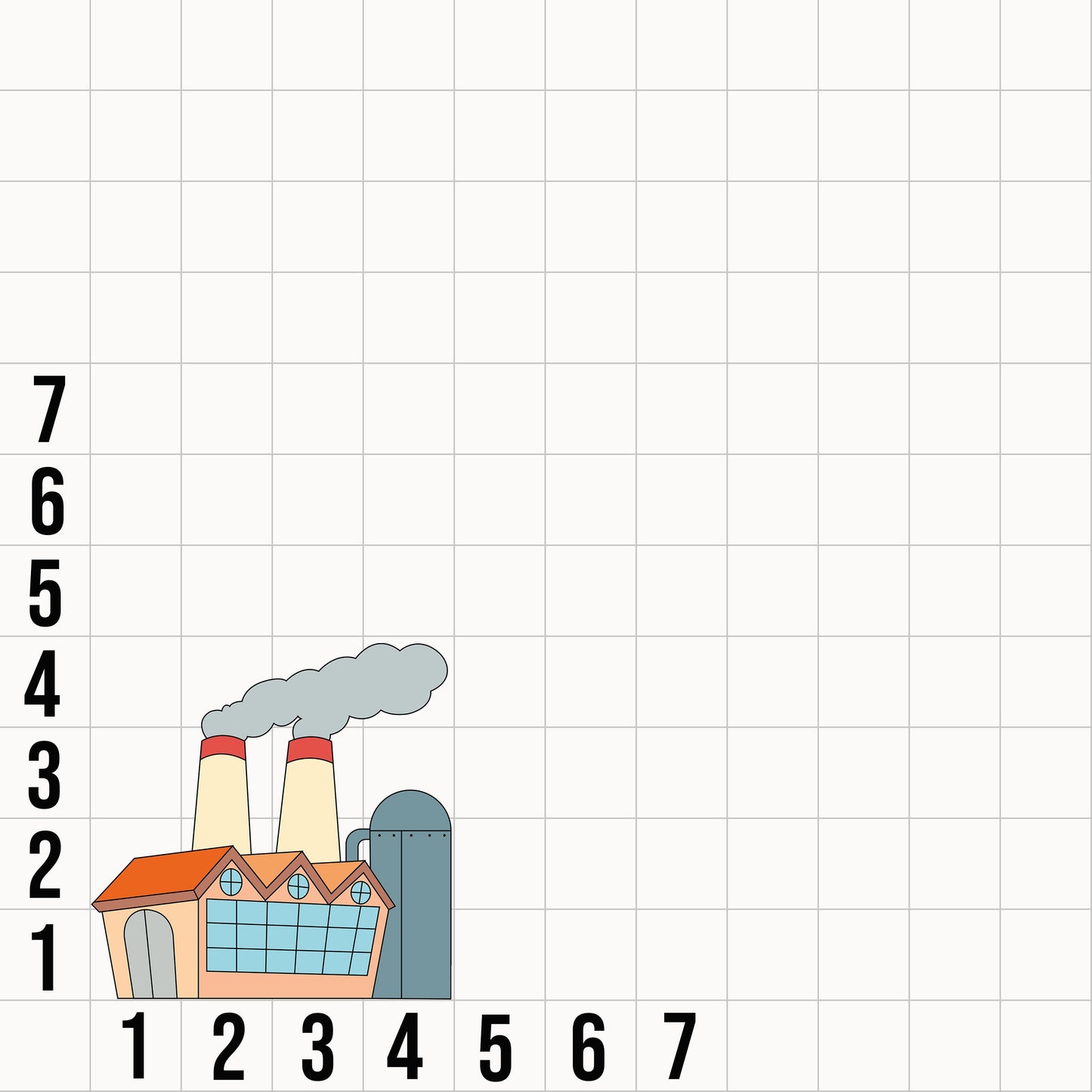 Factory Smokestack Cookie Cutter