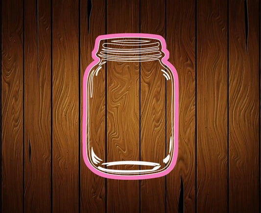 Glass Mason Jar Cookie Cutter