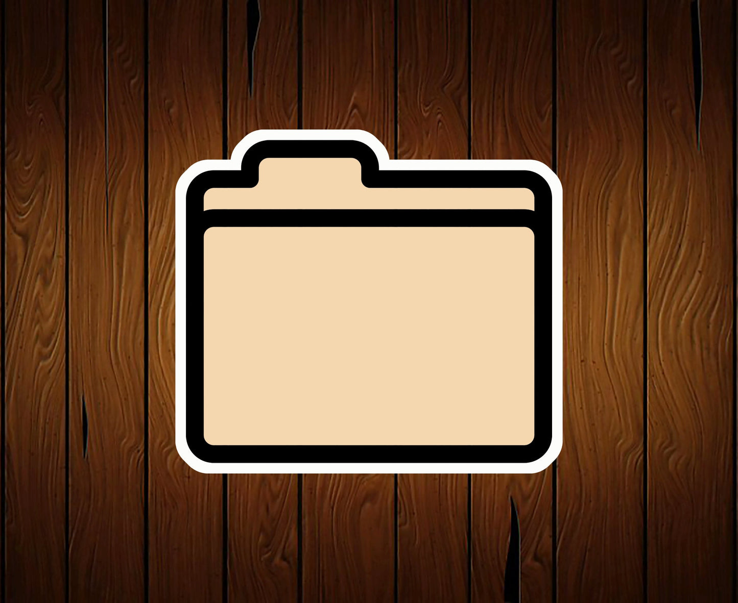 Manila Folder File Cookie Cutter