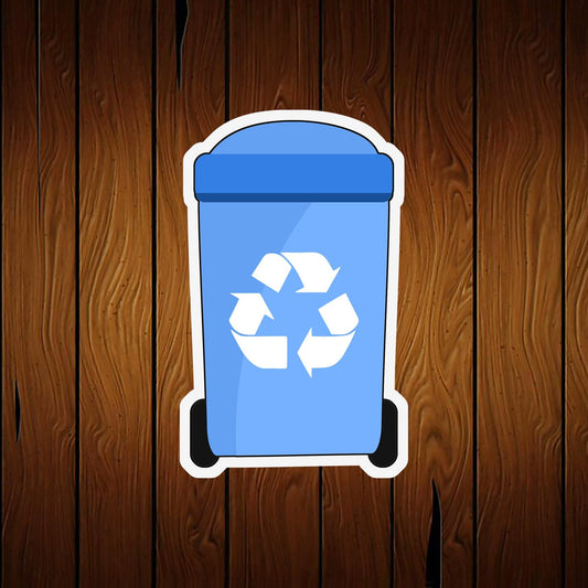 Recycle Trash Bin Can Cookie Cutter 1