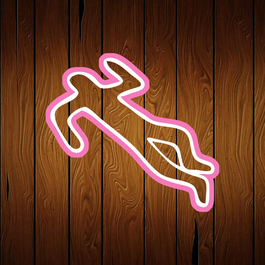 Crime Scene Chalk Outline Cookie Cutter