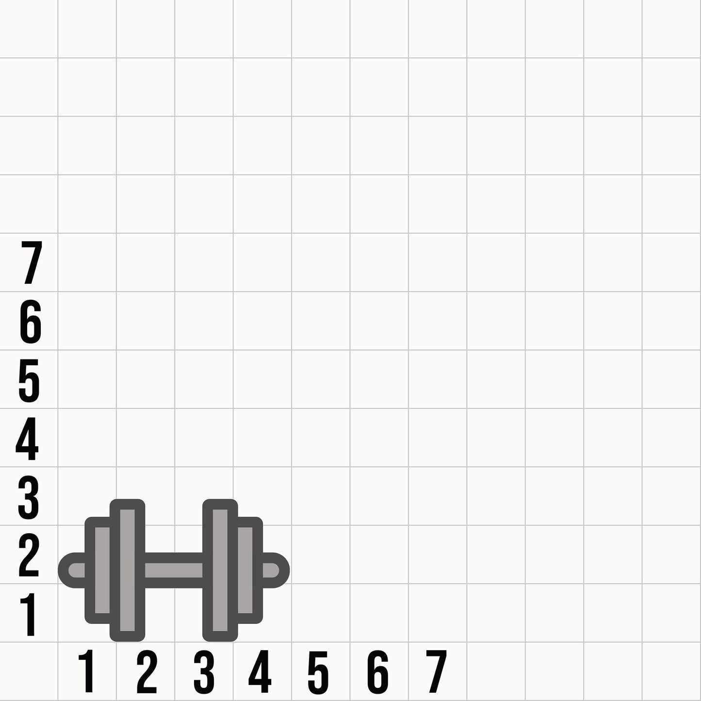 Dumbbell Weight Cookie Cutter