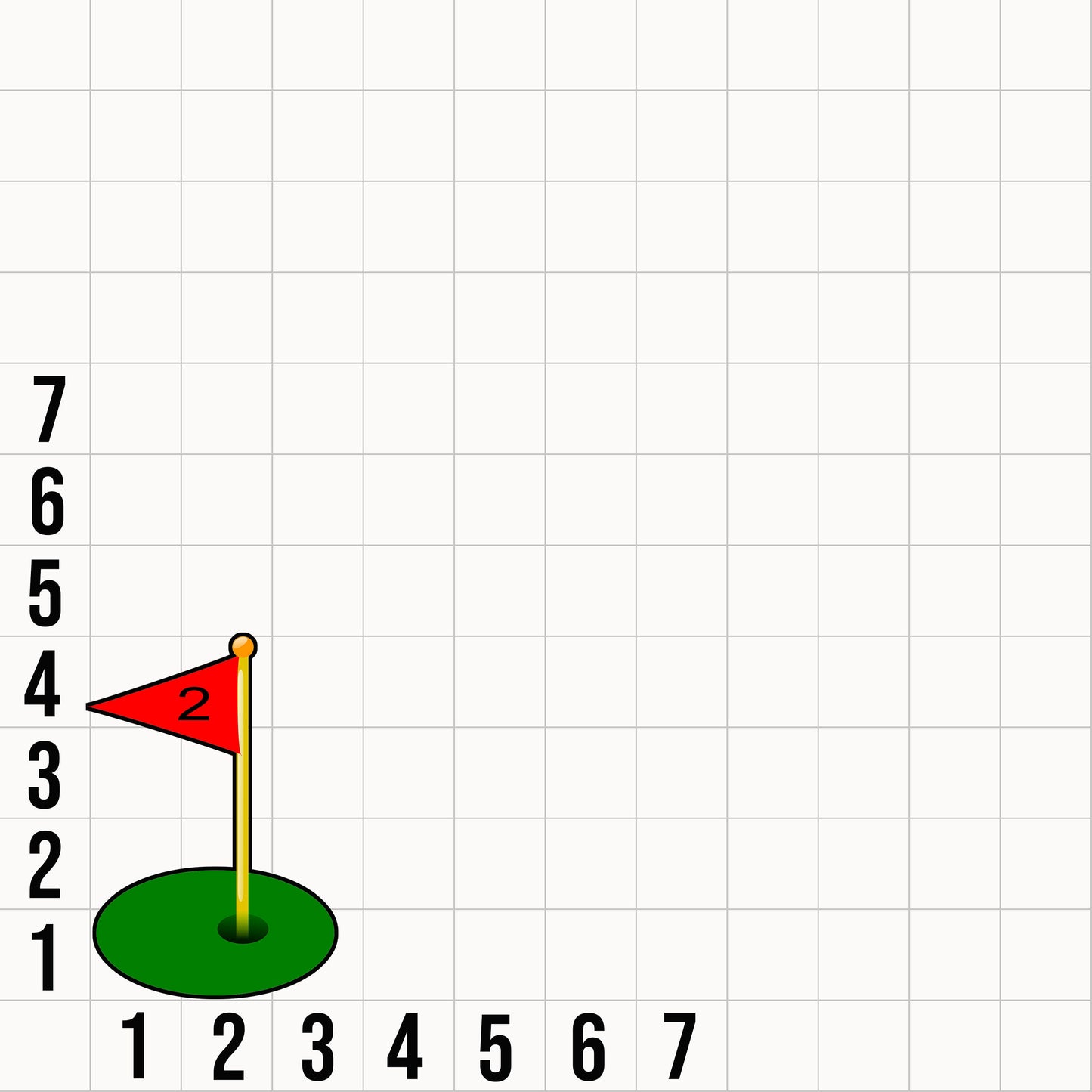 Golf Hole and Flag Cookie Cutter