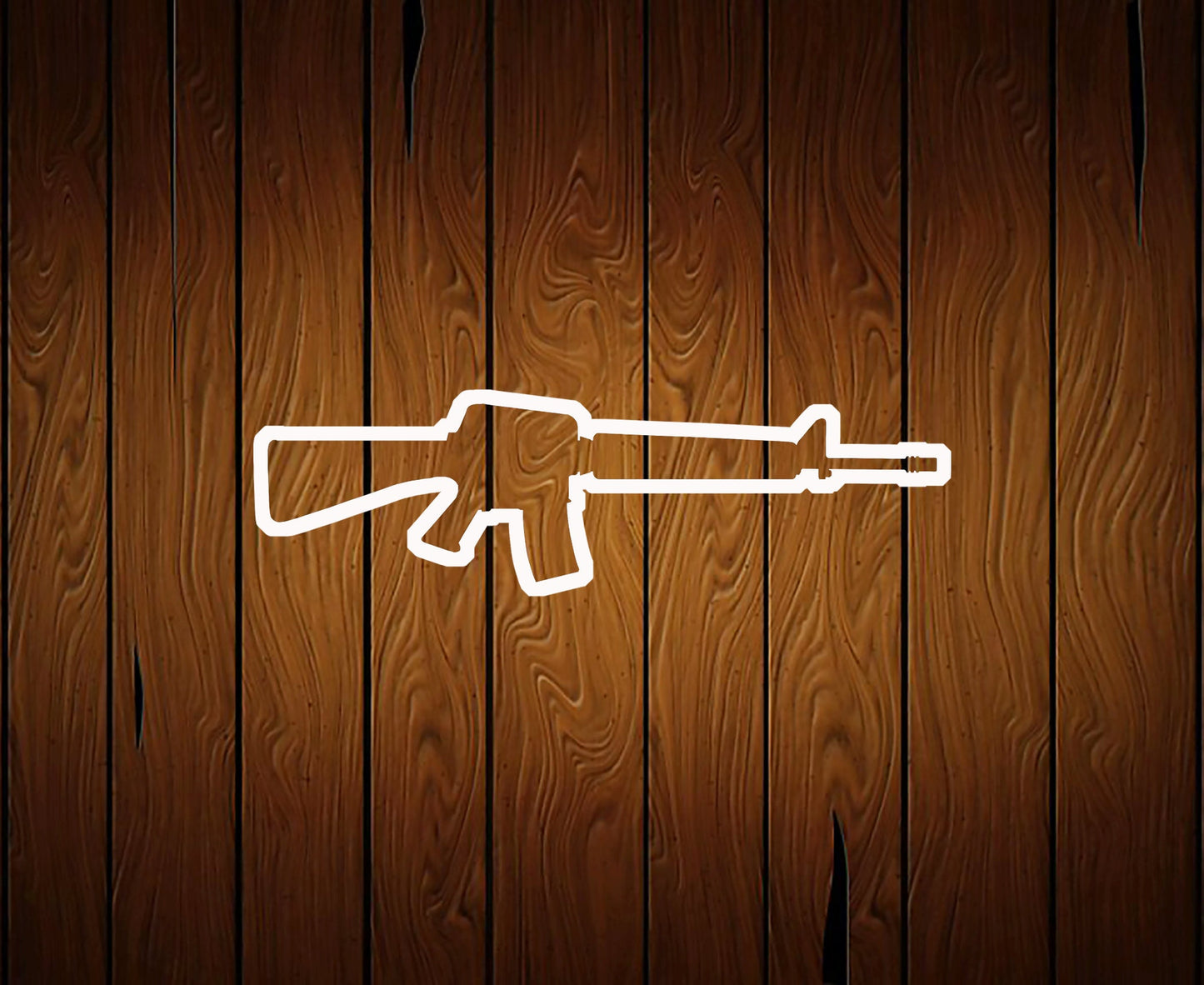 Gun Rifle AR Cookie Cutter