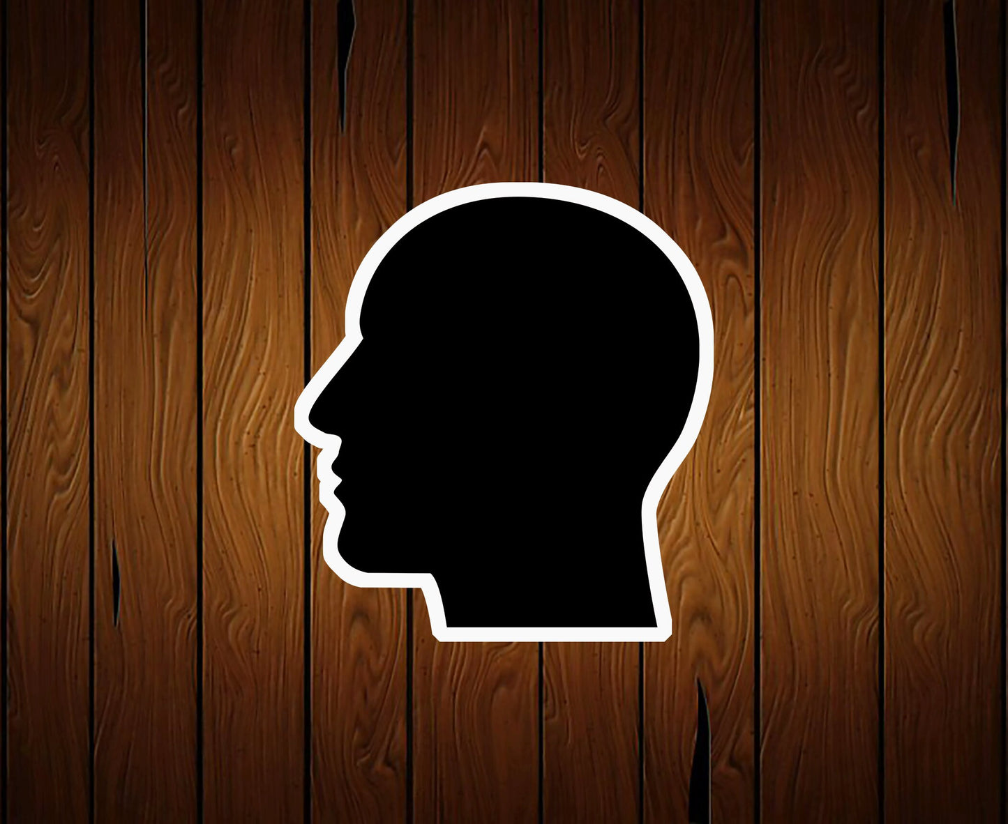 Head Face Silhouette Cookie Cutter