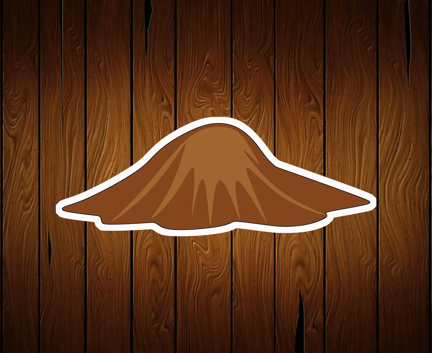 Dirt Hill Mound Cookie Cutter