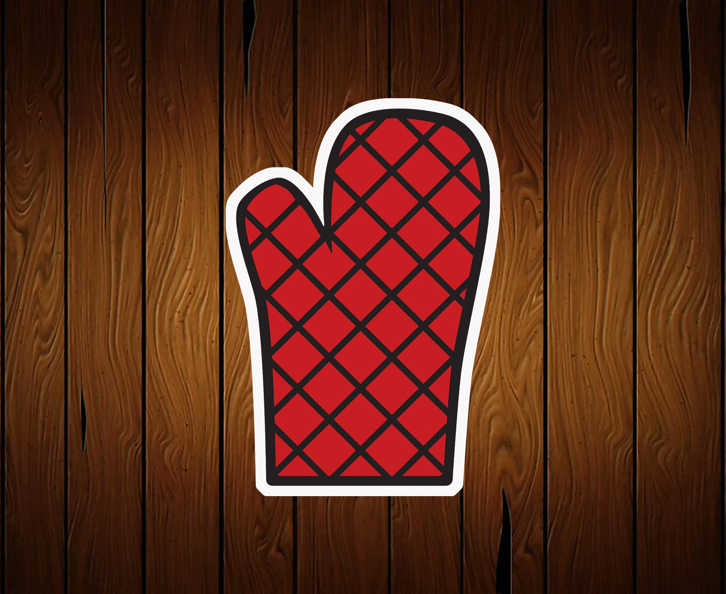 Oven Mitt Mitten Cookie Cutter