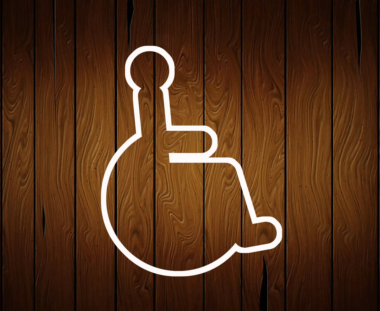 Wheelchair Cookie Cutter 2